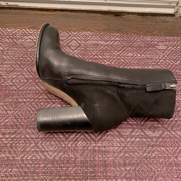 Sam Edelman Reyes Boot Black Suede and Leather - Picture 7 of 9